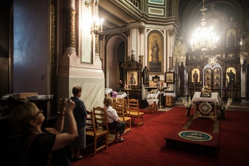 Urodziny Łodzi 2014. Łodzianie zwiedzali cerkiew św. Aleksandra Newskiego [zdjęcia]