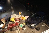 Groźny wypadek na Strykowskiej. Trzy osoby ciężko ranne [ZDJĘCIA+FILM]