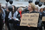 Czarny protest w Gorzowie. Mieszkańcy protestowali przeciw zaostrzeniu przepisów aborcyjnych