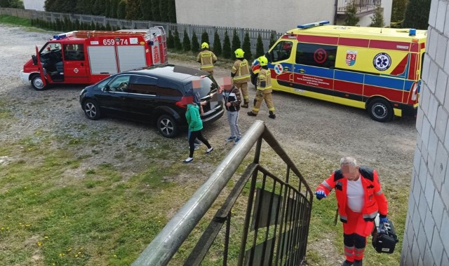 Strażacy z Ochotniczej Straży Pożarnej w Orońsku zostali wezwani do otwarcia mieszkania.