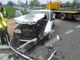 Groźny wypadek na obwodnicy Otmuchowa (zdjęcia)
