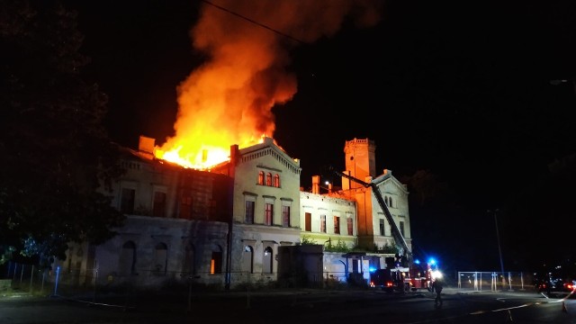 Pożar dworca wybuchł w nocy 24 sierpnia.