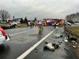 Wypadek w Grudnej w gminie Szczerców. Nie żyje jedna osoba