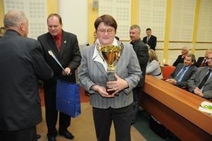 Irena Suszczewicz ze wsi Oszkinie została wyróżniona za...
