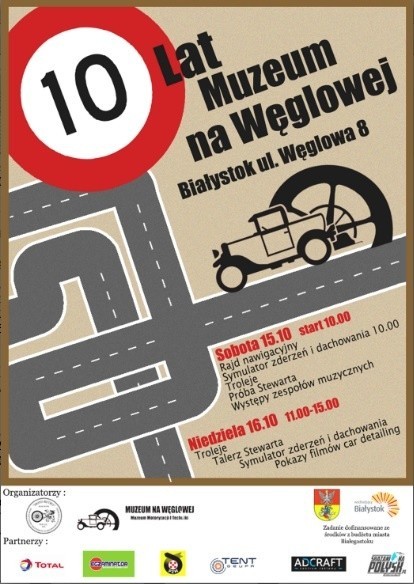 Moto-Retro. 10 lat Muzeum na Węglowej. Program imprezy