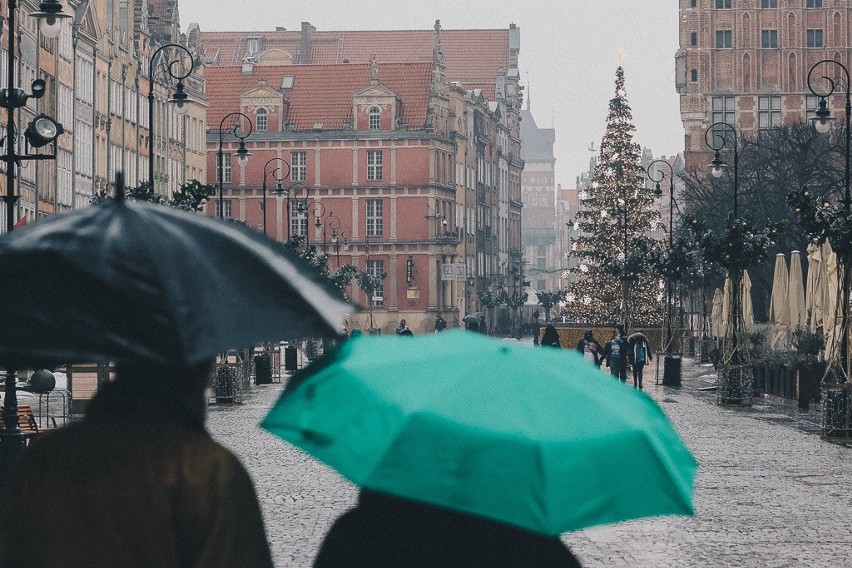 Deszczowa pogoda w Gdańsku, sobota, 23.01.2021