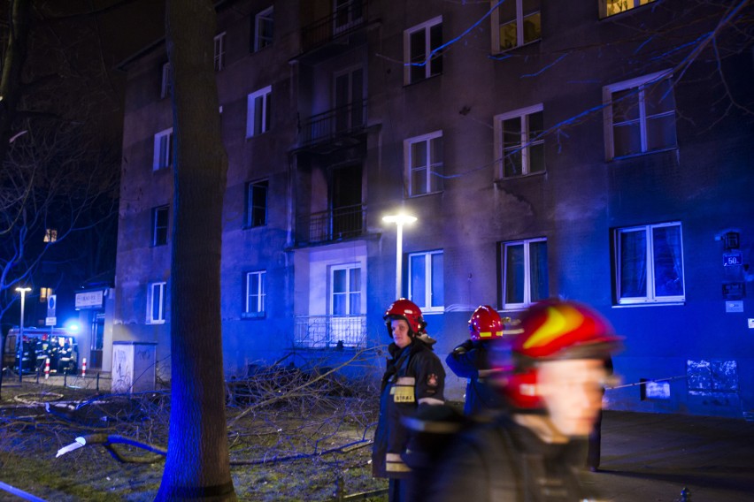 Kraków. Pożar kamienicy przy Królewskiej, jedna osoba nie żyje