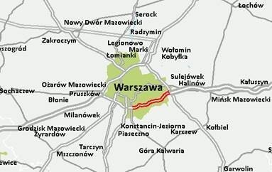 Budowa drogi ekspresowej S2 odc. w. Puławska - w. Lubelska...