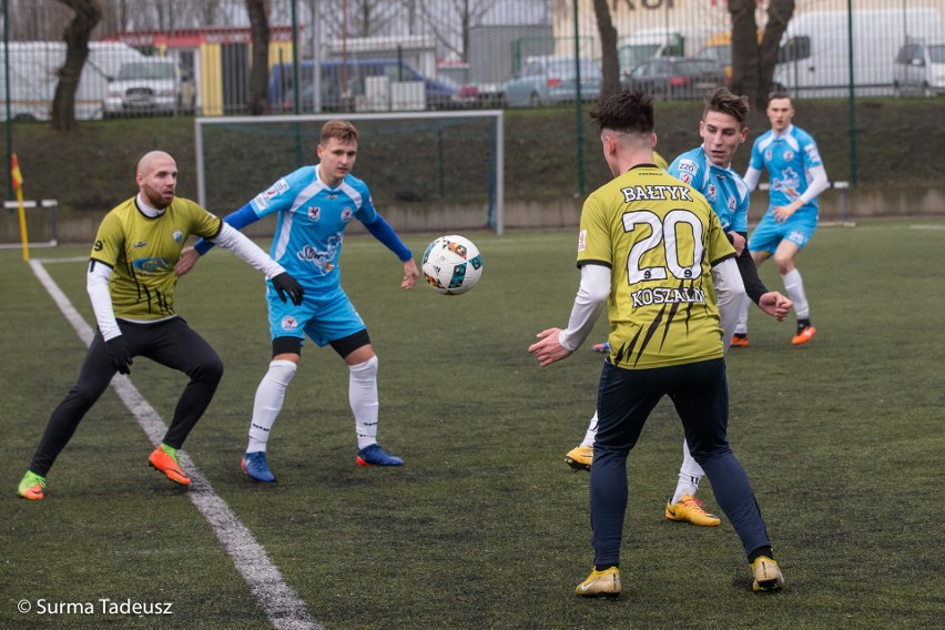 Sparing Błękitnych Stargard z Bałtykiem Koszalin [ZDJĘCIA]