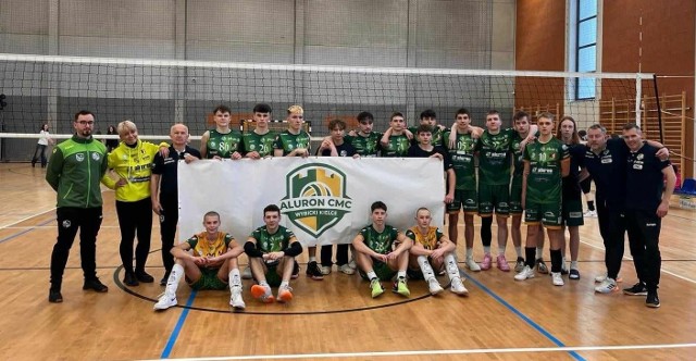 Siatkarze Aluron CMC Wybicki Kielce awansowali do 1/4 Mistrzostw Polski Juniorów Młodszych