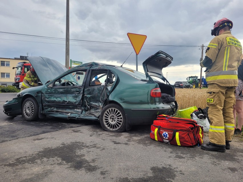 W wyniku zderzenia trzech pojazdów w gminie Chełmża jedna...