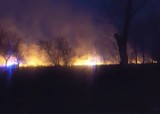 Pożar traw w powiecie radziejowskim [wideo od Czytelnika]