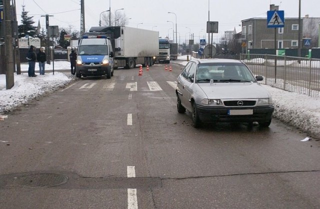 potrącenie na ulicy Utrata