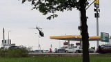 Prywatny helikopter wylądował na stacji benzynowej przy S17. Pilot zatankował i ... odleciał 