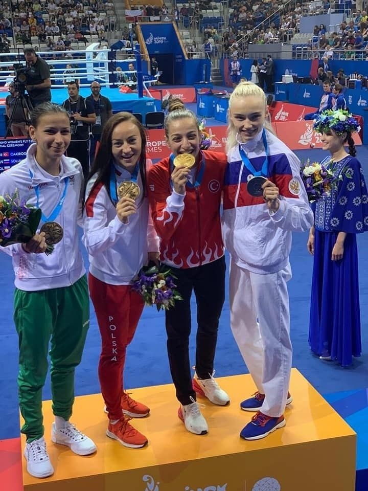 Sandra Drabik z Kielc odebrała brązowy medal w boksie na Igrzyskach Europejskich w Mińsku [ZDJĘCIA] 
