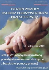 Tydzień Pomocy Osobom Pokrzywdzonym Przestępstwem. Darmowe porady prawne