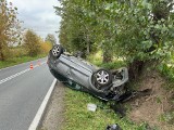 Przeciszów. Wypadek na DK 44. Zderzenie trzech samochodów. Kierowca zasnął za kierownicą