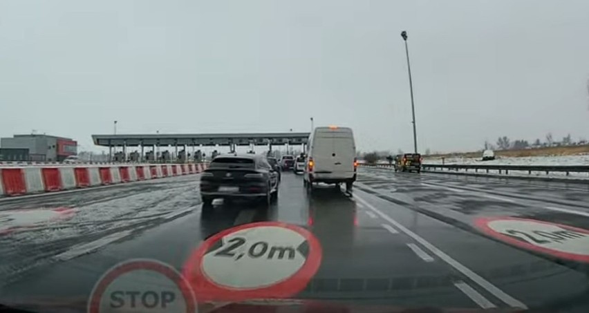 Korek na bramkach A4 pod Wrocławiem