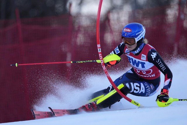 Mikaela Shiffrin, triumfatorka niedzielnych zawodów PŚ w narciarstwie alpejskim.