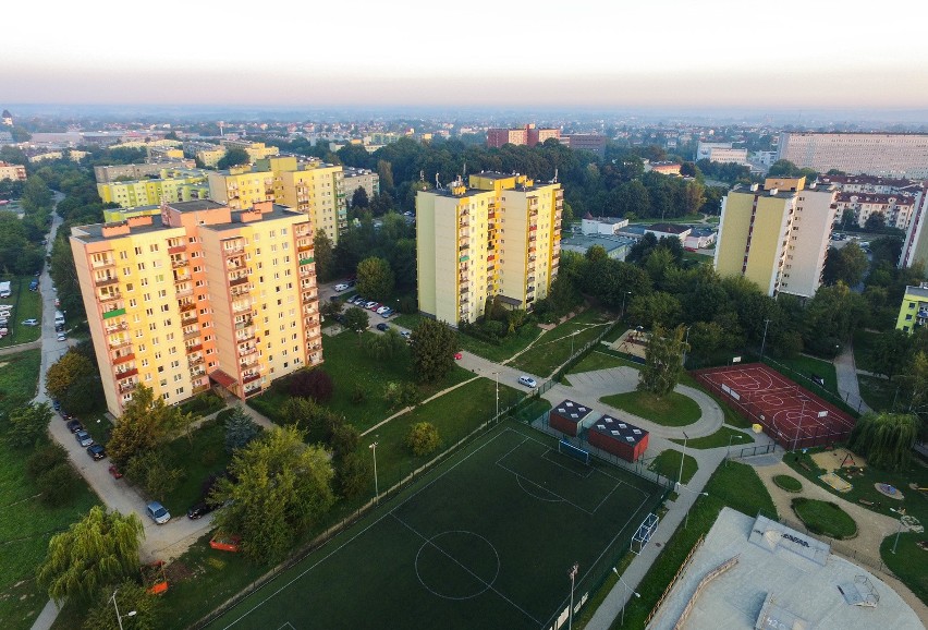 Bloki w rejonie ul. Dragonów (osiedle Błonie)