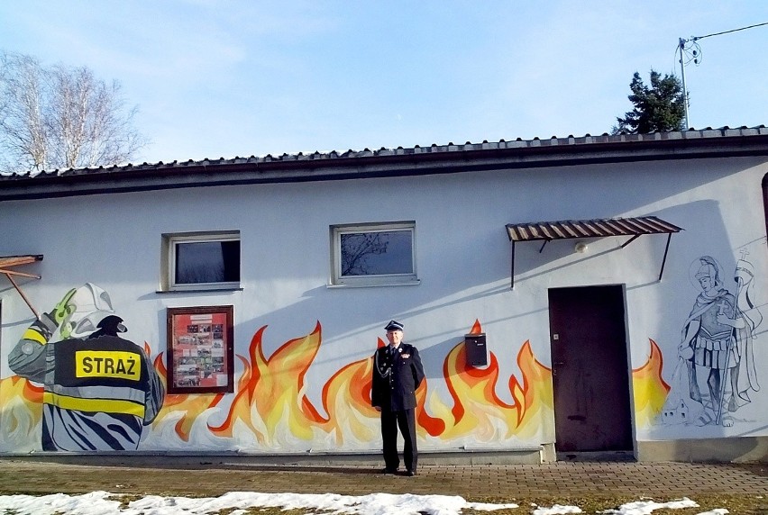 W Łodzi powstał pierwszy w naszym regionie mural strażacki ZDJĘCIA