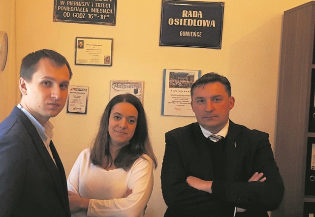 Wizyta Sylwestra Chruszcza (z prawej) była odpowiedzią na pismo radnej Dominiki Jackowski (na zdj.), które skierowała do klubu Kukiz`1