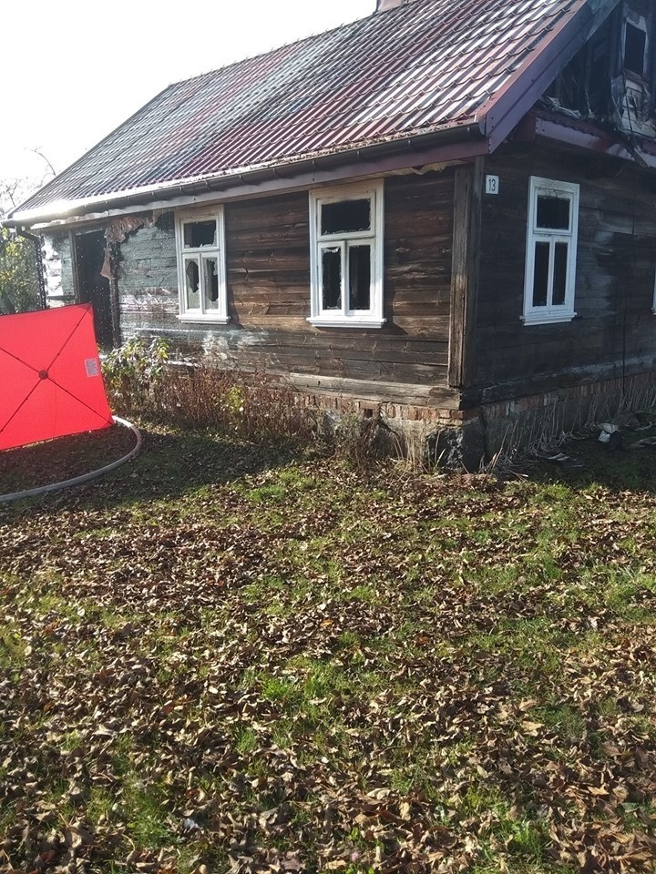 Rynki. Tragiczny pożar. Kobieta zginęła w płomieniach (zdjęcia)