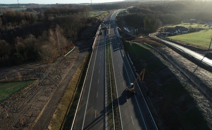 Budowa drogi ekspresowej S6 pomiędzy Słupskiem a Gdańskiem....