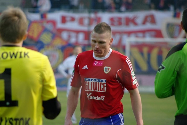 W meczu z Widzewem Marcin Robak zdobył bramkę dla Piasta Gliwice