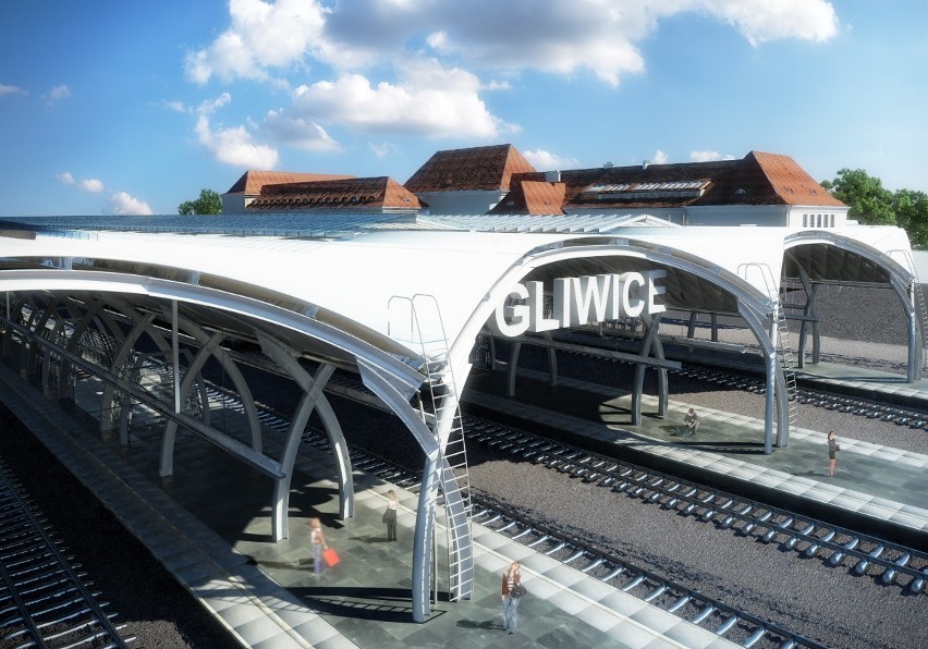 Wizualizacje nowego dworca w Gliwicach