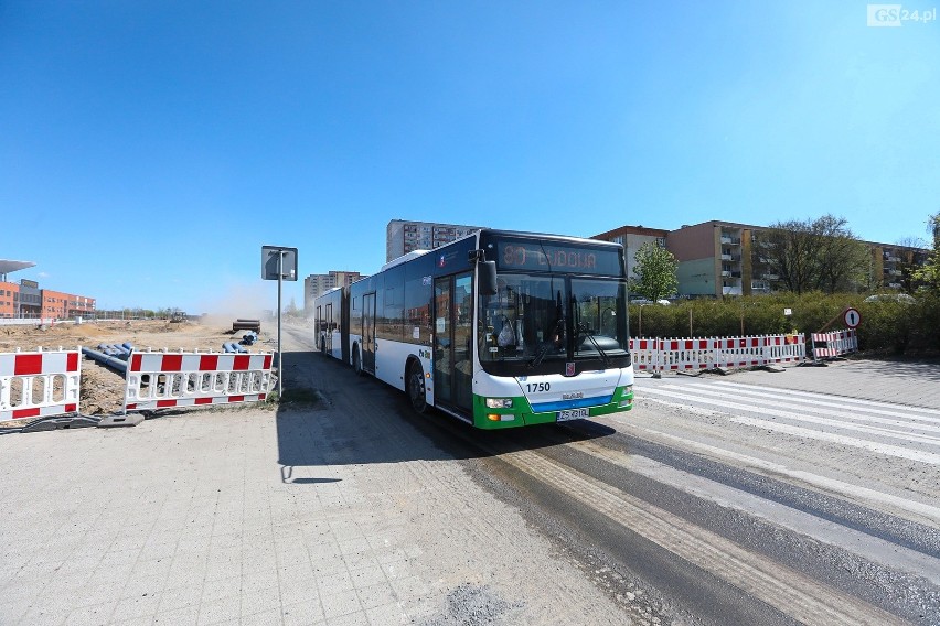 Zmiany w komunikacji miejskiej w Szczecinie. Autobusowa "80" zostanie wycofana z przebudowywanej ulicy Szafera