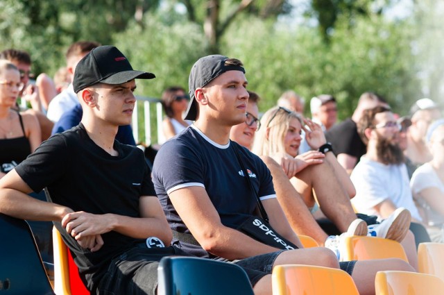 28.07.2021, Kraków: kibice na sparingu Wieczysta - Podhale Nowy Targ