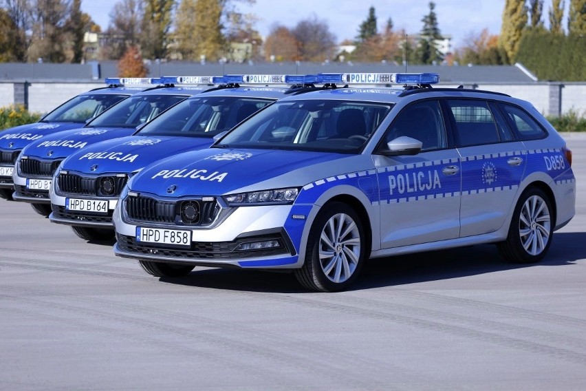 Nowe radiowozy trafiły do lubelskiej policji. To hybrydowe kombi Skody (ZDJĘCIA i WIDEO)