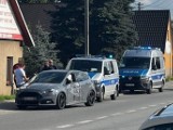 Wypadek motocyklisty na DK 28 nieopodal Nowego Sącza