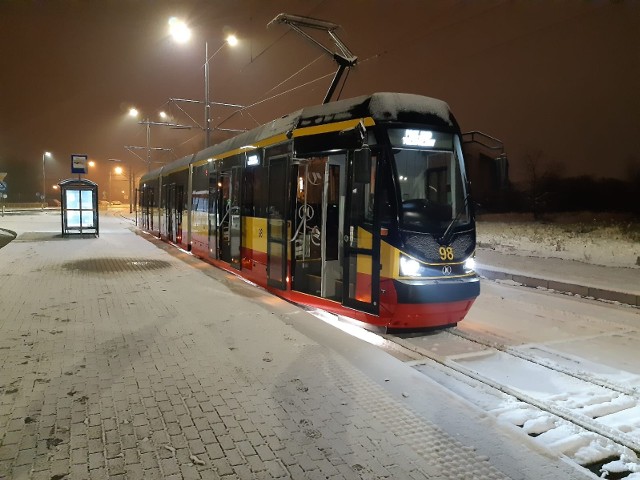 Testy nowej sieci tramwajowej między al. 23 Stycznia a osiedlem Rządz