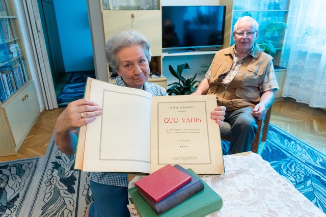 Rodzice Haliny Rutkowskiej (na zdjęciu) ukryli wydanie Quo Vadis z 1910 roku w jej kołysce, kiedy w 1945 roku jechali z sowieckiego Grodna do Białegostoku. To wspaniała pamiątka i biały kruk
