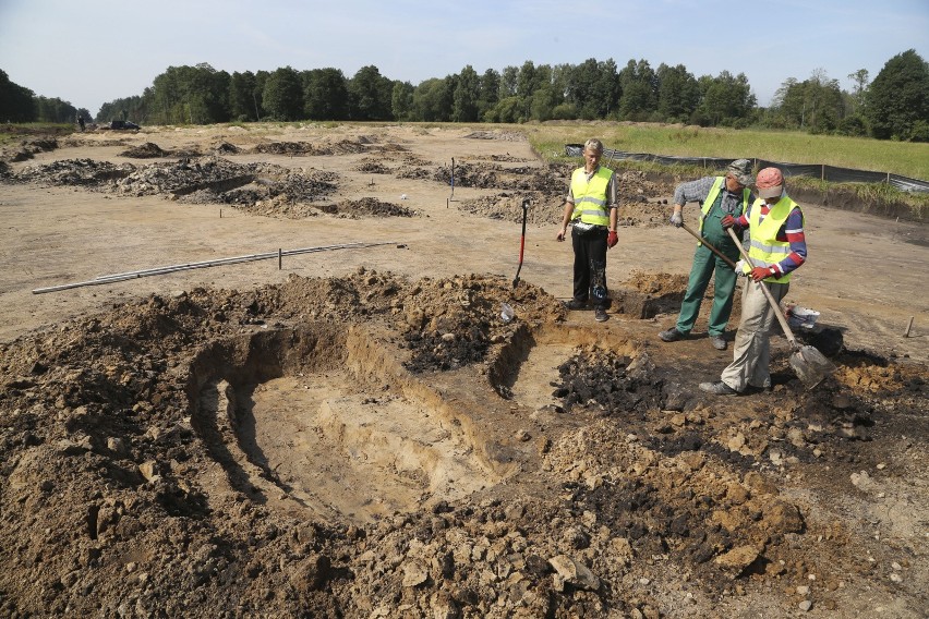 Niewodnica Korycka. Ślady cywilizacji z wczesnej epoki kamienia na placu budowy (zdjęcia)