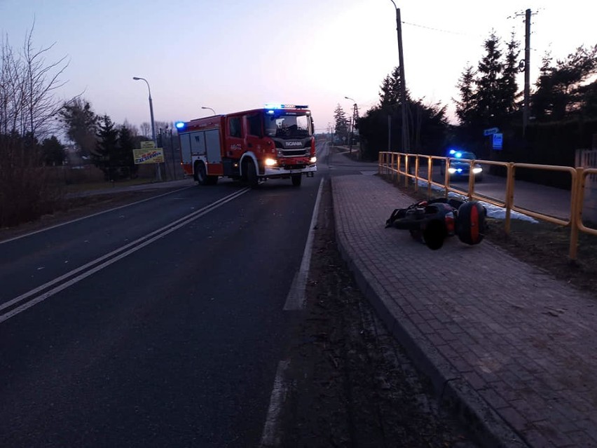 Wypadek w miejscowości Spytkowo na DK 63. Samochód osobowy...
