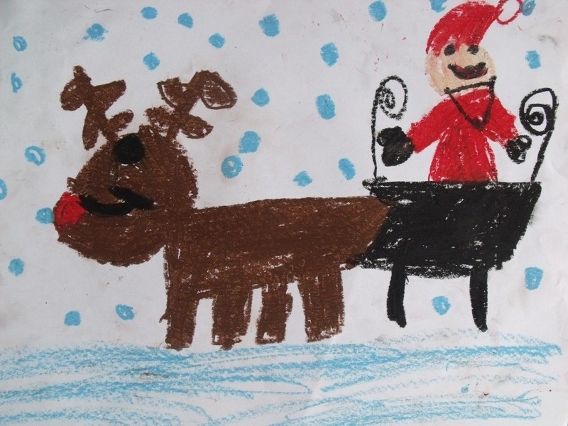 Dzieci rysowały nam świąteczną okładkę - obejrzyj galerię prac