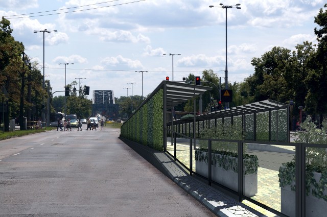 Tak ma wyglądać „zielony przystanek” w al. św. Jana Pawła II w Toruniu