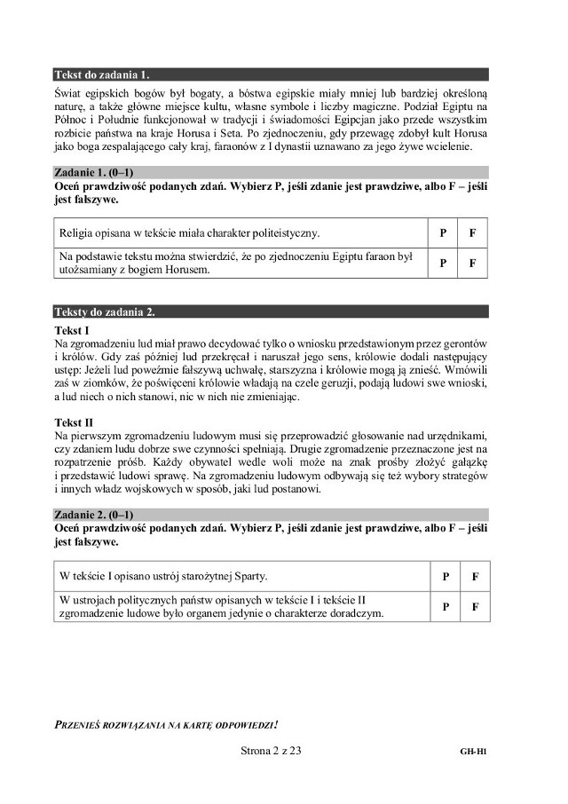 ARKUSZE CKE z 2017 roku - tegoroczne będą po godz.12. Egzamin gimnazjalny 2018 - Historia i wiedza o społeczeństwie. W środę, 18 kwietnia od testu z HISTORII i WOS rozpocznie się egzamin gimnazjalny 2018. Jako pierwszy uczniowie będą pisać egzamin z historii i wiedzy o społeczeństwie . Jakie będą pytania? Zobacz odpowiedzi egzaminu z historii i wiedzy o społeczeństwie [HISTORIA I WOS - PYTANIA I ODPOWIEDZI – ARKUSZE CKE]