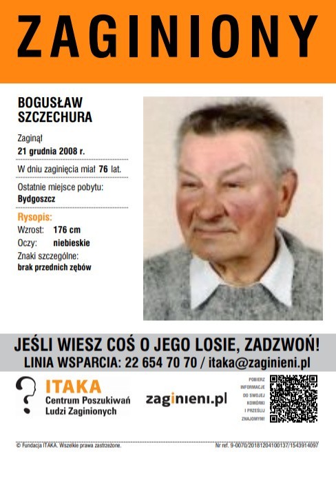 Gdzie jest Bogusław Szczechura? Mężczyzna zaginął 10 lat temu. Rodzina prosi o pomoc