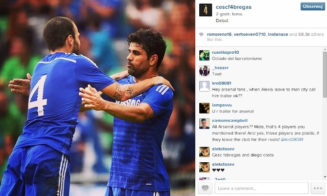 Diego Costa już strzela dla Chelsea