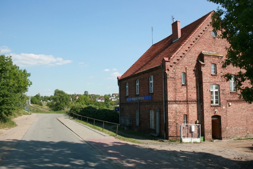 Budynek niemieckiej komory celnej w Lubiczu.