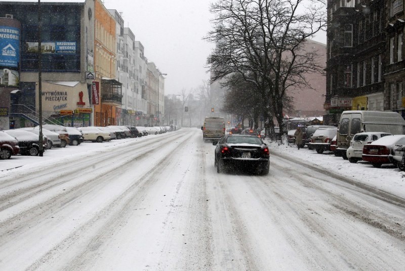 Śnieżyca w Szczecinie - 9 grudnia