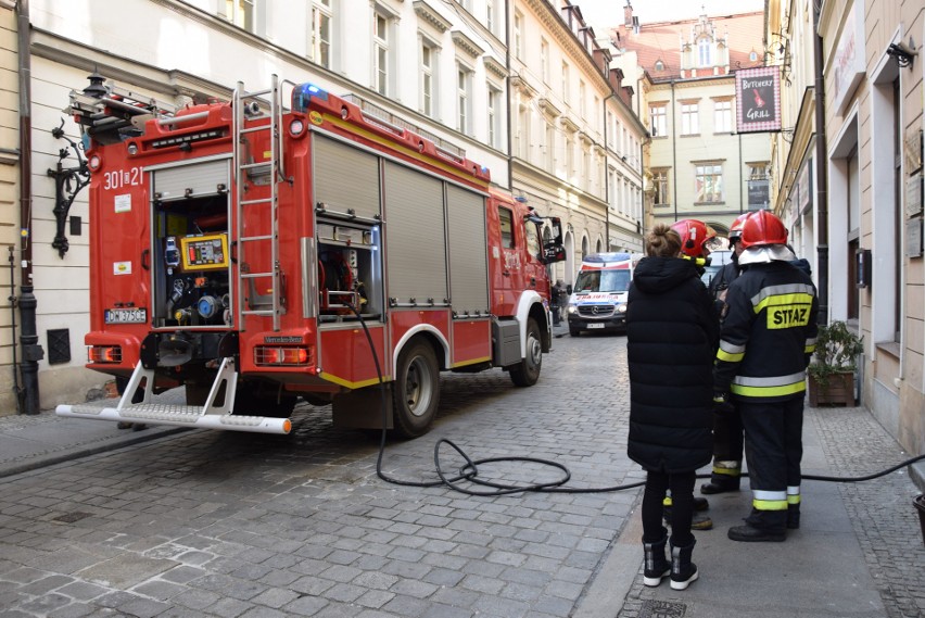 Pożar piwnicy w Sukiennicach