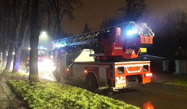 Pożar gasiło 5 zastępów straży pożarnej 