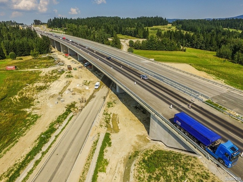 Nowa zakopianka pomiędzy Skomielną Białą i Rabką