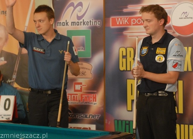 Jednym z głównych rywali Tomasza Kapłana do medali będzie reprezentujący Nosan Kielce Radosław Babica (z prawej).