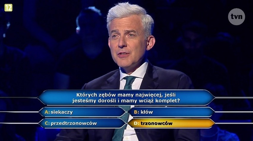 Milionerzy TVN - pytanie za milion 10.09.2018. Uczestnik...